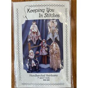 "Handkerchief Heirlooms" ©1989 Keeping You in Stitches Sewing Dolls Pattern